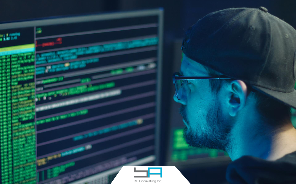 Florida business owner implementing cybersecurity best practices with BA Consulting consulting services | Cybersecurity Tips for Florida Businesses